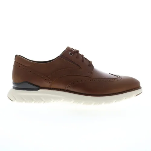 Rockport Total Motion Sport Wingtip Mens Brown Oxfords Wingtip & Brogue Shoes