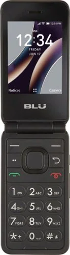 Tracfone - BLU Flex 8GB Prepaid Smartphone - Black