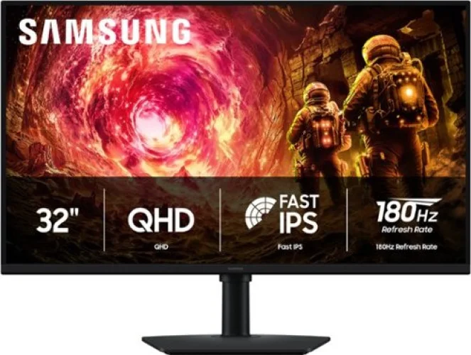 Samsung 32" Odyssey G5 (G50F) QHD Fast IPS 180Hz 1ms G-Sync & FreeSync Compatible Gaming Monitor