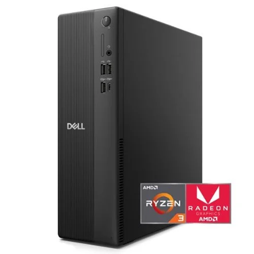 Dell - Slim Desktop - AMD Ryzen 100 Series 110 2025 - 8GB Memory - AMD Radeon 660M - 512GB Storage - Black
