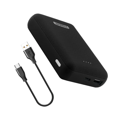 Liquipel Powertek 10,000mAh Compact Power Bank with 20W PD Fast Charge, USB-C and USB-A Outputs