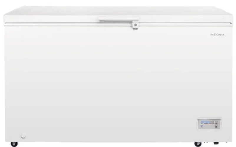 Insignia&trade; - 15.6 Cu. Ft. Manual Defrost Garage-Ready Chest Freezer - White