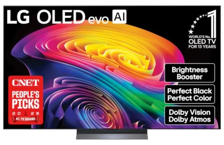 LG 65 inch Class LG OLED evo AI C6 4K Smart TV 2026 with Brightness Booster, Perfect Black & Color