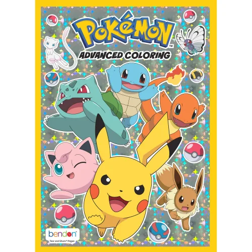 Pok&eacute;mon 40-Page Advanced Coloring Book, Paperback, by Bendon