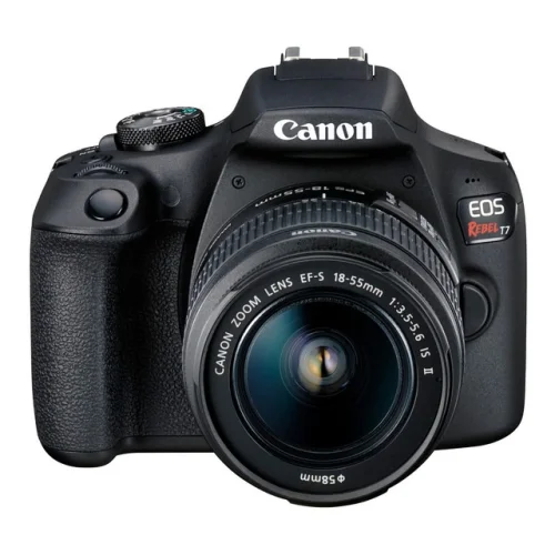 Canon EOS Rebel T7 DSLR Camera with 18-55mm Lens Kit, WiFi Connectivity, and Full HD Video Support