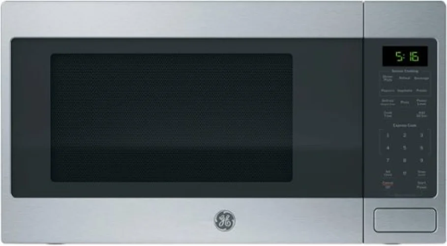 GE 1.6 Cu. Ft. Countertop Microwave with Sensor Cooking and Defrost in Stainless Steel