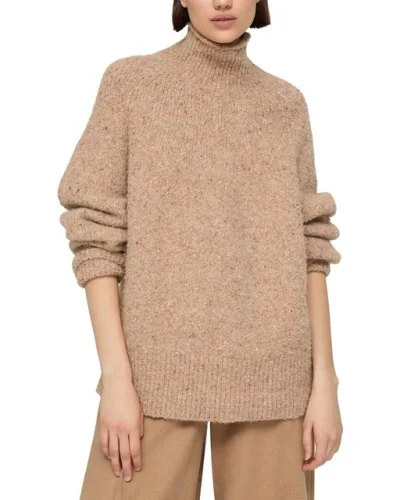 Lafayette 148 New York Lofty Sunburst Raglan Sleeve Alpaca and Wool-Blend Sweater