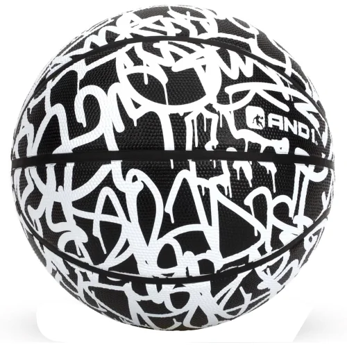 AND1 Chaos Rubber Basketball, Official Regulation Size 7 (29.5&rdquo;) Streetball for Indoor/Outdoor Use