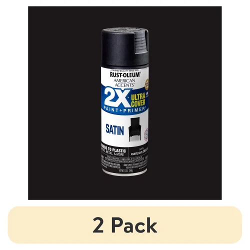 (2 pack) Key Lime, Rust-Oleum American Accents 2X Ultra Cover Gloss Spray Paint-327871, 12 oz