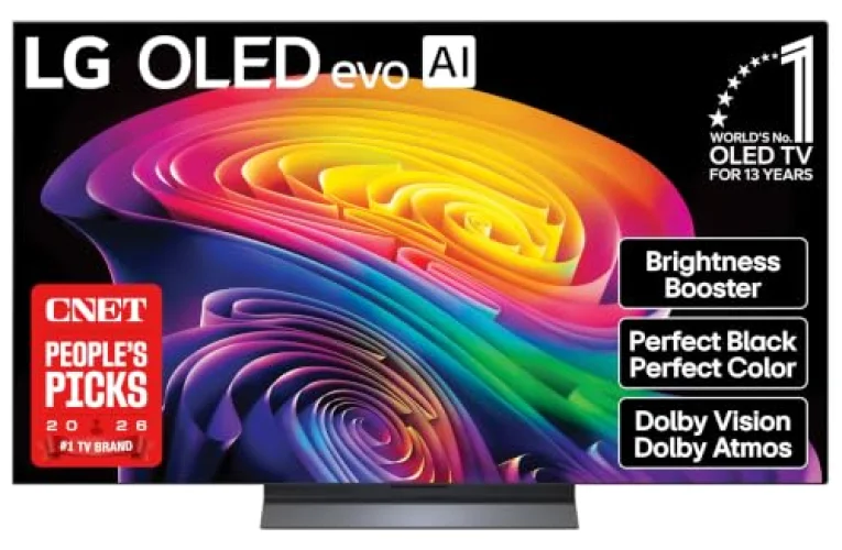 LG 55 inch Class LG OLED evo AI C6 4K Smart TV 2026 with Brightness Booster, Perfect Black & Color