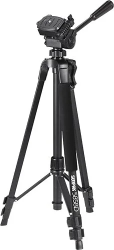 Sunpak PlatinumPlus 5858D 58-Inch Tripod in Black