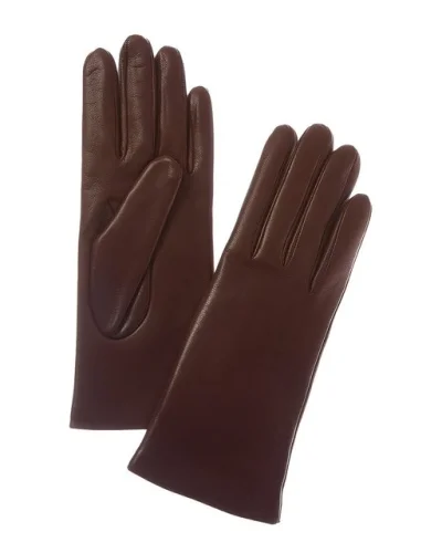 Portolano Cashmere-Lined Leather Gloves Women's