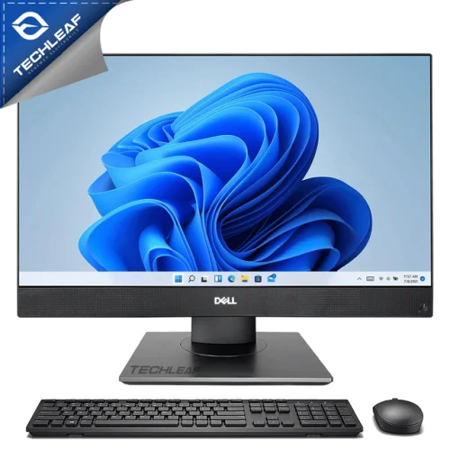 Dell Windows 11 24-Inch All-In-One Desktop PC with Intel Core i7 9th Gen, 32GB RAM, and 2TB SSD