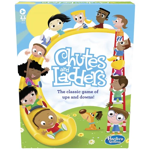 Chutes and Ladders Board Game for Kids, Preschool Counting Classroom Game, Ages 3 and Up