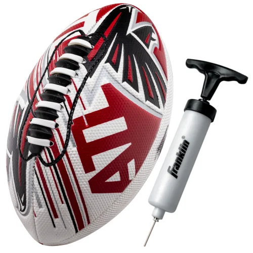 NFL Atlanta Falcons Youth Mini Football - 8.5-Inch Foam Football with SPACELACE Easy Grip Texture