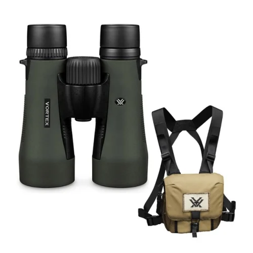 Vortex 12x50 Diamondback HD Roof Prism Binoculars with Included GlassPak Harness ELITE