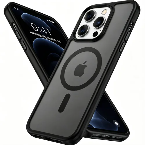 Atgdluk Magnetic Shockproof Case for iPhone 15 Pro Max, Compatible with MagSafe Slim Protective Case