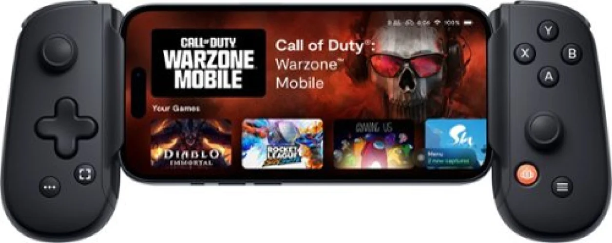 Backbone One Mobile Gaming Controller for iPhone 2nd Gen Lightning Connector in Black