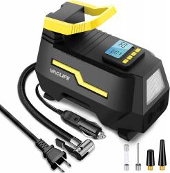 VacLife AC/DC 2-in-1 Tire Inflator - Portable Air Compressor