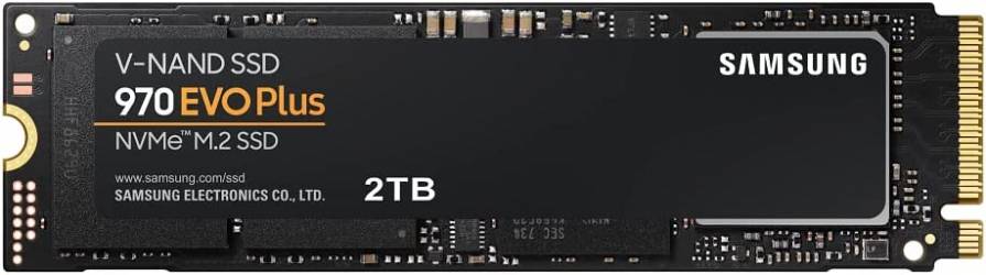 Samsung 970 EVO Plus SSD 2TB NVMe M.2 Internal Solid State Hard Drive