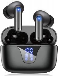 ZIUTY Wireless Earbuds, V5.3 Headphones 50H Playtime with LED Digital Display Charging Case