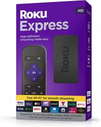 Roku Express (New, 2022) HD Streaming Device with High-Speed HDMI Cable and Simple Remote