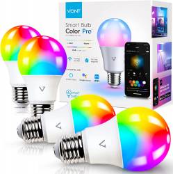 Smart Light Bulbs [4 Pack], WiFi & Bluetooth 5.0, Compatible w/ Alexa & Google Without Hub