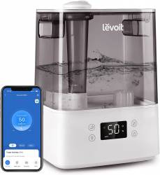 LEVOIT Humidifiers for Bedroom Large Room Home, 6L Cool Mist Top Fill Essential Oil Diffuser for Baby and Plants, Smart App & Voice Control