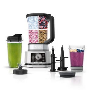 Ninja Foodi Power Blender & Processor System with Smoothie Bowl Maker and Nutrient Extractor + 4in1 Blender + Preset