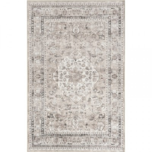 nuLOOM Davi Faded Stain-Resistant Machine Washable Area Rug Taupe 5' x 8'