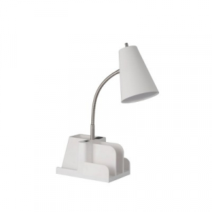 Organizer Task Lamp White (Includes LED Light Bulb) - Room Essentials™