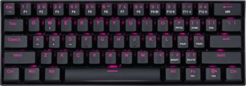 REDRAGON - K630 Dragonborn TKL Wired Gaming Mechanical Brown Switch Keyboard with Backlighting - Black