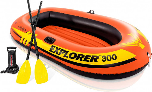 Intex Explorer 300 Inflatable 3 Person Boat