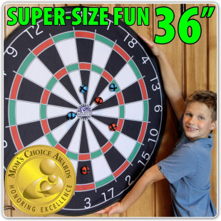 Funwares 36" Giant Dart Board for Adults and Kids