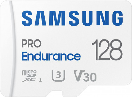 SAMSUNG PRO Endurance 128GB MicroSDXC Memory Card with Adapter
