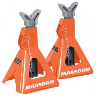 Maasdam Pow-r-Pull 3-Ton Car Jack Stands in Orange