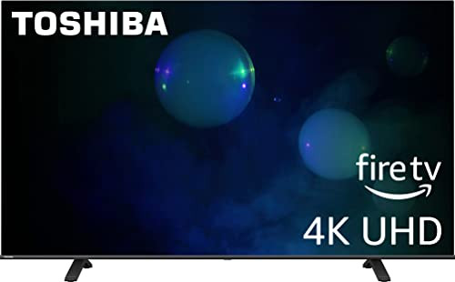 Toshiba 65-inch Class C350 Series LED 4K UHD Smart Fire TV with Alexa Voice Remote (65C350LU, 2023 Model)
