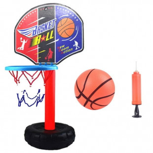 EQWLJWE Toddler Basketball Hoop Stand - Mini Indoor Basketball Goal Toy with Ball & Pump for Baby Kids Boys Girls Outdoor Play Sport for Age 2 3 4 5 Years Old Clearance