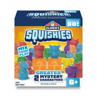Elmer’s Squishies DIY Squishy Toy Kit, 2 Count Mystery Characters