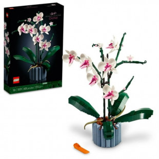 LEGO Icons Orchid Artificial Plant, Building Set with Flowers, Valentine Décor Gift for Adults, Botanical Collection, Great Gift for Valentines Day, Birthday or Anniversary for Her and Him, 10311