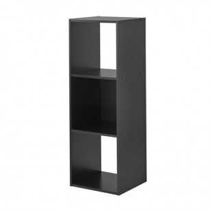 Mainstays 3-Cube Storage Organizer, Black