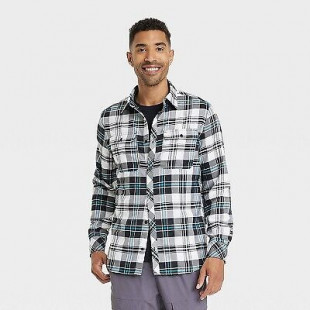 Men's Long Sleeve Flannel Shirt - All in Motion