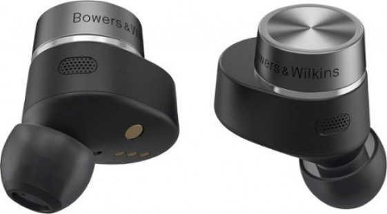 Bowers & Wilkins - Pi7 S2 True Wireless Noise Cancelling In-Ear Earbuds - Satin Black