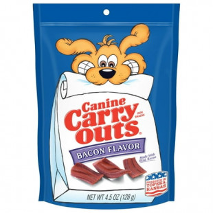 Canine Carry Outs Bacon Flavor Dog Treats, 4.5 oz Bag