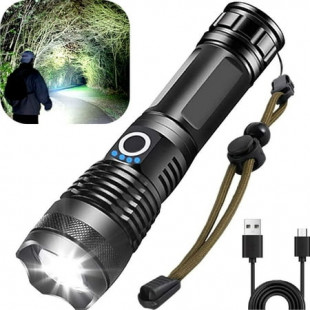 Maple Star 100000 High Lumens Usb Rechargeable Powerful Waterproof Super Very Bright Flashlights
