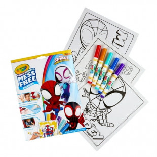 Crayola Mess Free Color Wonder Spiderman Coloring Pages & Markers, Easter Basket Stuffers for Toddlers