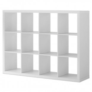 Better Homes & Gardens 12-Cube Storage Organizer, White Texture