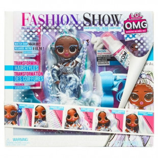 LOL Surprise OMG Fashion Show Hair Edition Lady Braids 10 Inch Fashion Doll, Ages 4 & up