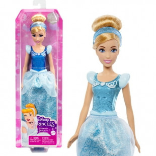 Disney Princess Cinderella Fashion Doll with Blonde Hair, Blue Eyes & Hair Accessory