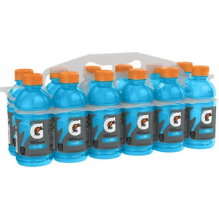 Gatorade Thirst Quencher, Cool Blue Sports Drinks, 12 fl oz, 12 Count Bottles